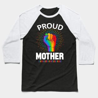 Proud Mother Gay Lgbt Baseball T-Shirt